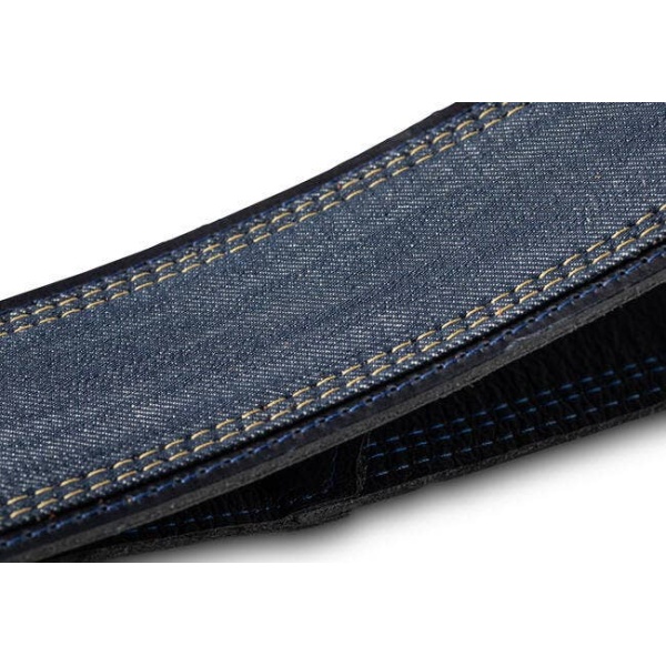 BLUE DENIM STRAP NAVY LEATH EDGES 2