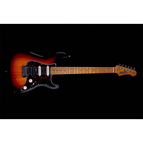JS400-SB HSS CHITARRA ELETTRICA SUNBURST ROASTED MAPLE