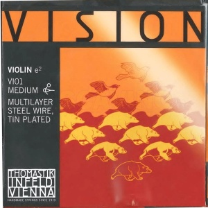 Thomastik Vision VI01 corda violino MI Acciaio