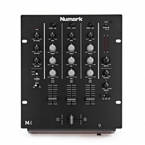 Numark M4 Black Mixer 3 Canali per DJ Nero