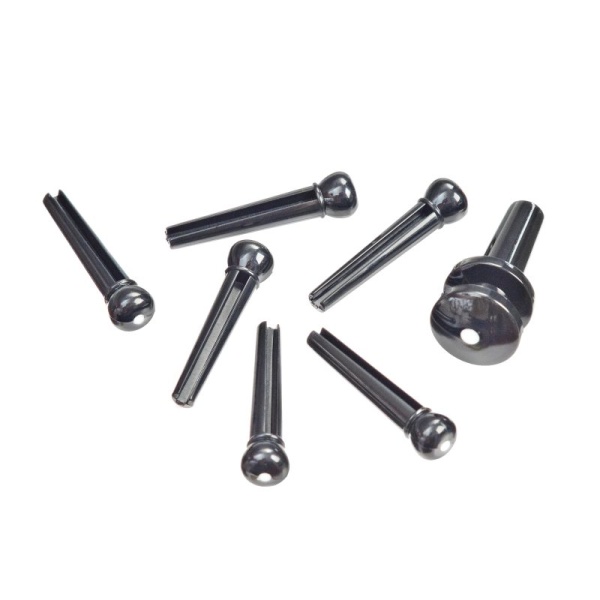D'Addario PWPS10 Injected Molded Bridge Pins with End Pin Set