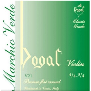 Dogal V214 Corda SOL Violino Marchio Verde 4/4 - 3/4