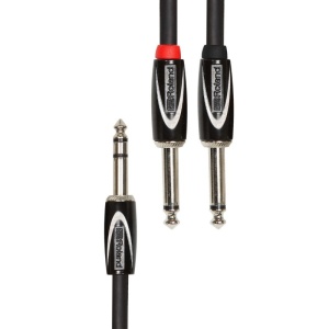 Roland RCC TR28 Black Series Cavo Jack Stereo - Doppio Jack