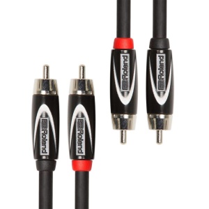 Roland RCC 2R2R Black Series Cavo Doppio RCA - Doppio RCA