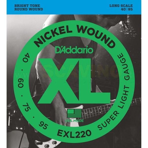 D'addario EXL220 Muta Corde per Basso