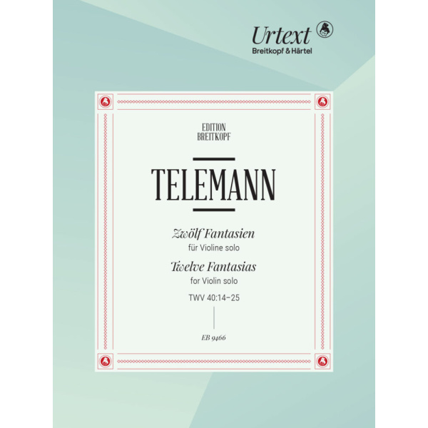 TELEMANN - 12 Fantasias TWV 40:14–25