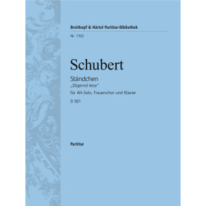SCHUBERT - Serenade D 921 [Op. post. 135]