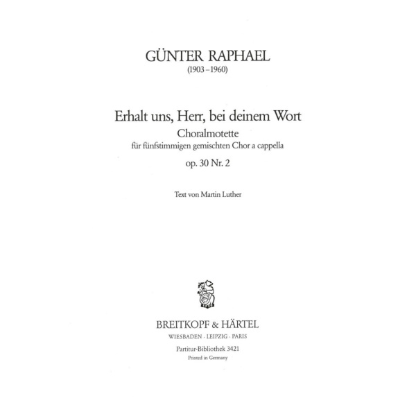 RAPHAEL - Erhalt uns