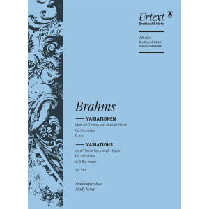BRAHMS - Variations on a Theme by Joseph Haydn in B flat major Op. 56a