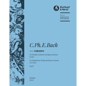C.PH.BACH - Harpsichord Concerto in D minor Wq 23