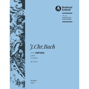 BACH J. C. - Sinfonia in G minor Op. 6 No. 6
