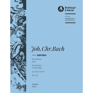 BACH J. C. - Sinfonia B-dur op. 9 (op. 21) Nr. 1  W.C 17b