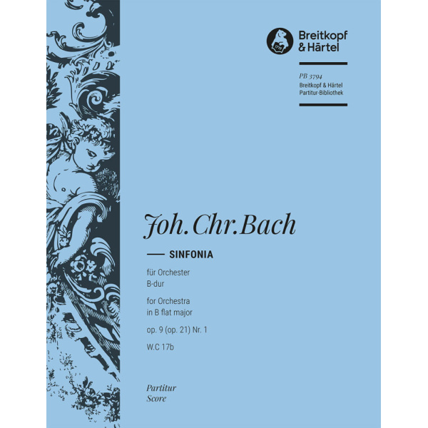 BACH J. C. - Sinfonia B-dur op. 9 (op. 21) Nr. 1  W.C 17b