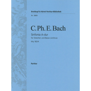 C.PH.BACH - Sinfonia in A major Wq 182/4