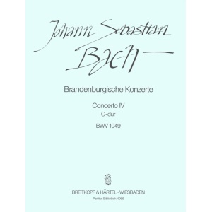 BACH - Brandenburg Concerto No. 4 in G major BWV 1049