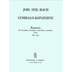 BACH - Harpsichord Concerto in E major BWV 1053