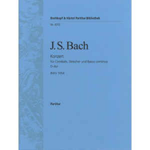 BACH - Harpsichord Concerto in D major BWV 1054
