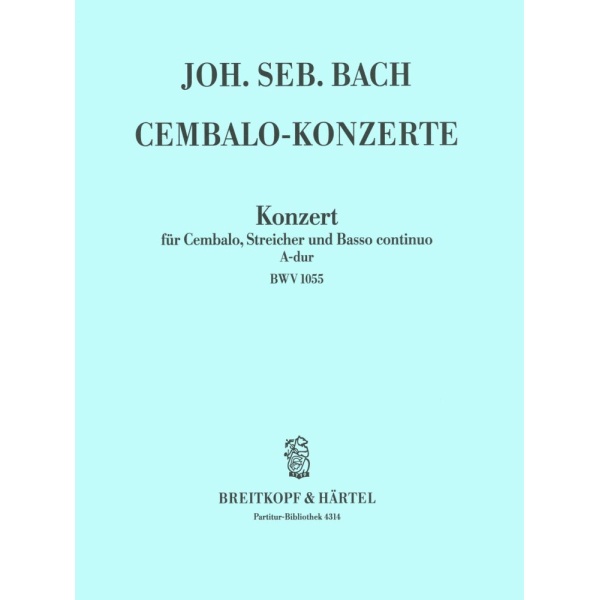BACH - Harpsichord Concerto in A major BWV 1055