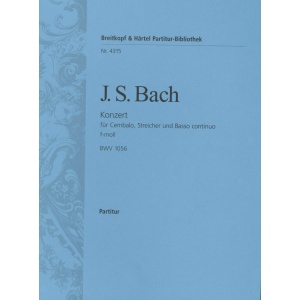 BACH - Harpsichord Concerto in F minor BWV 1056