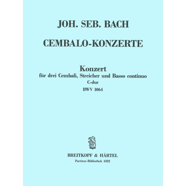 BACH - Harpsichord Concerto in C major BWV 1064