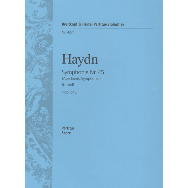HAYDN - Symphony No. 45 in F minor Hob I:45