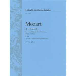 MOZART - Divertimento in B flat major K. 287 (271H)