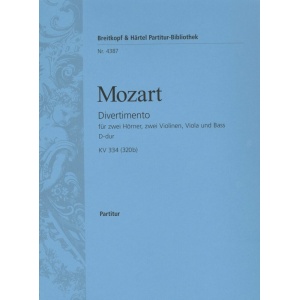 MOZART - Divertimento in D major K. 334 (320b)