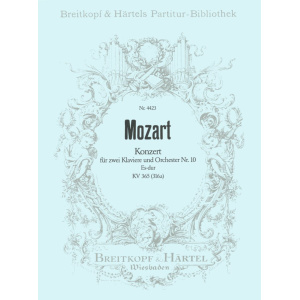 MOZART - Piano Concerto [No. 10] in Eb major K. 365 (316a)