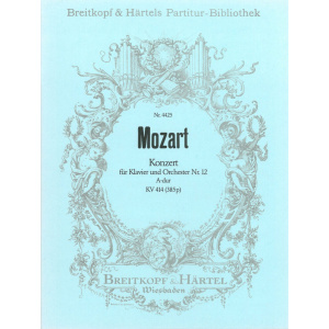 MOZART - Piano Concerto [No. 12] in A major K. 414 (385p)