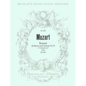 MOZART - Piano Concerto [No. 19] in F major K. 459