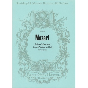 MOZART - 7 Menuets with Trio K. 65a (61b)