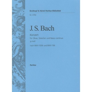 BACH - Oboe Concerto in G minor