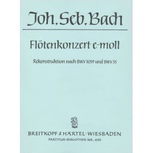 BACH - Flute Concerto in E minor