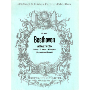BEETHOVEN - Congratulatory Minuet in E flat major WoO 3