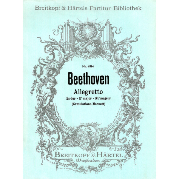 BEETHOVEN - Congratulatory Minuet in E flat major WoO 3
