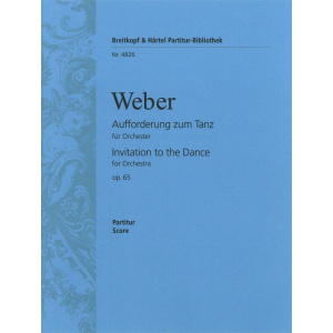 WEBER - Invitation to the Dance Op. 65