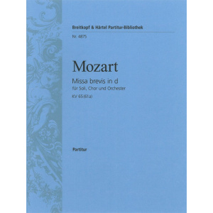 MOZART - Missa brevis in d K. 65 (61a)