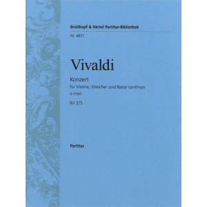 VIVALDI - Concerto in E minor RV 275