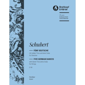 SCHUBERT - 5 German Dances with 7 Trios and a Coda D 90