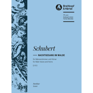 SCHUBERT - Nachtgesang im Walde D 913 [Op. post. 139]