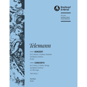 TELEMANN - Concerto in Eb major TWV 54:Es 1