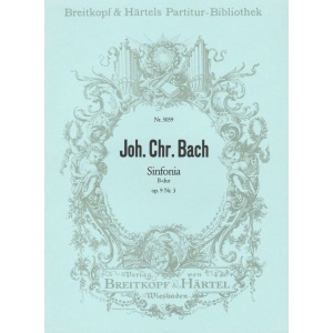 BACH J. C. - Sinfonia in Bb major Op. 9 No. 3