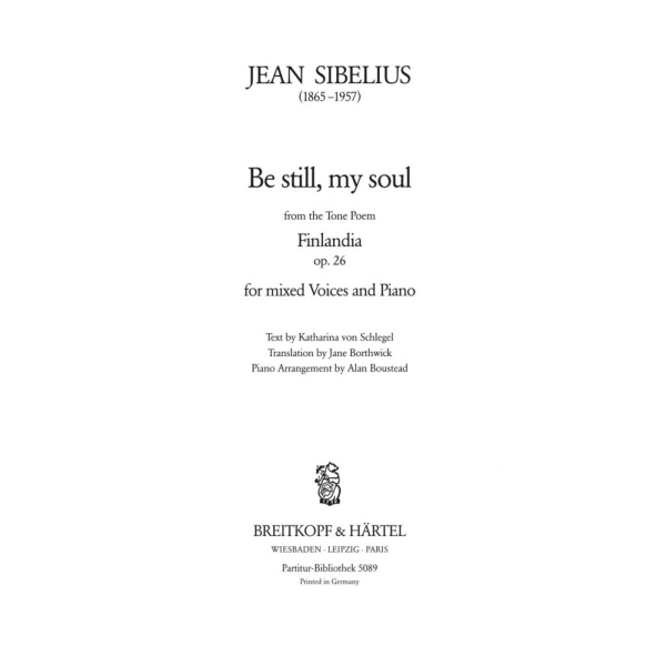 SIBELIUS - Be still