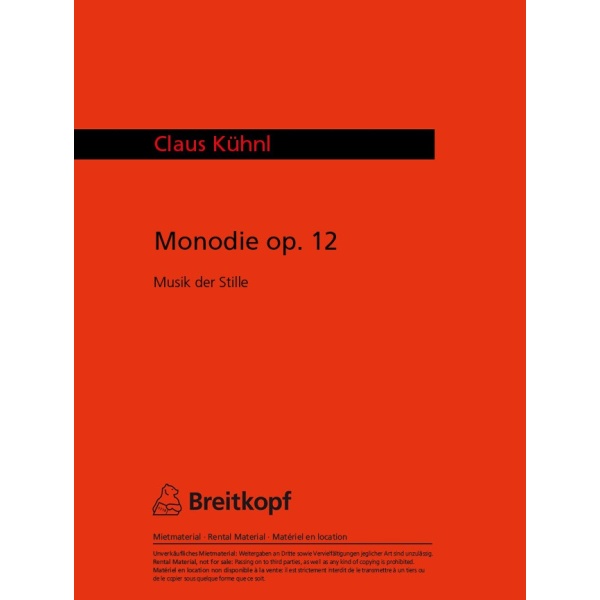 KUHNL - Monodie Op. 12