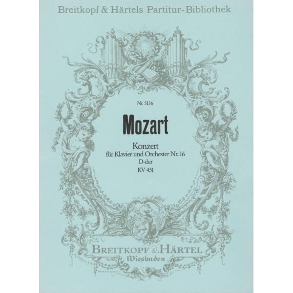 MOZART - Piano Concerto [No. 16] in D major K. 451