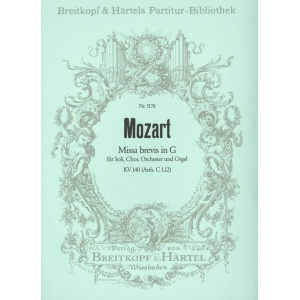 MOZART - Missa brevis in G K. 140 (App. C 1.12)
