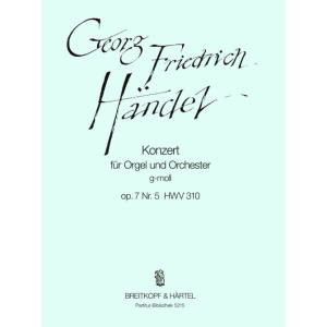 HANDEL - Organ Concerto (No. 11) in G minor Op. 7/5 HWV 310