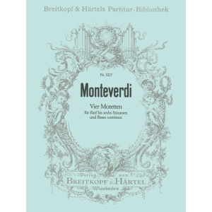 MONTEVERDI - 4 Motets