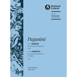 PAGANINI - Violin Concerto No. 1 in D major Op. 6