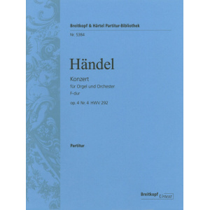 HANDEL - Organ Concerto (No. 4) in F major Op. 4/4 HWV 292